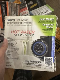 Watts 500800 Hot Water Recirculating System.  