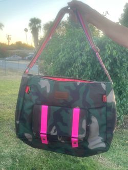 Camouflage Messenger Laptop Crossbody Tote Bag~EUC Brand new