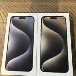 2 Apple iPhone 15 Pro Max Phones