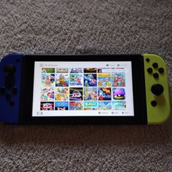 Nintendo Switch With 50 Popular Switch Games