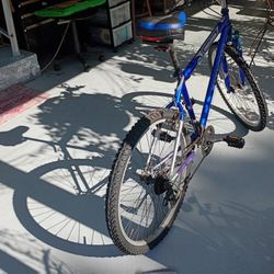26 Inc Bike With Speeds , New Seat , Brakes, Tubes And Tires. $50