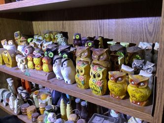 Lot of 29 Vintage Owl Salt N Pepper Shakers