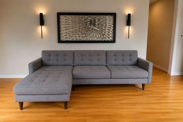 West elm sectional with delivery