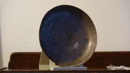 Antique copper bowl handhammered