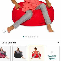 Posh Creations Bean Bag Chair for Kids, Teens, Includes Removable and Machine Washable 27 inches