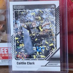 2024 Caitlin Clark Collection Panini Donruss Vortex Card #14 Numbered  091/399