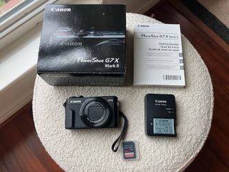 Canon PowerShot G7X Mark II – Excellent Condition , Complete Kit ,Ready to Use