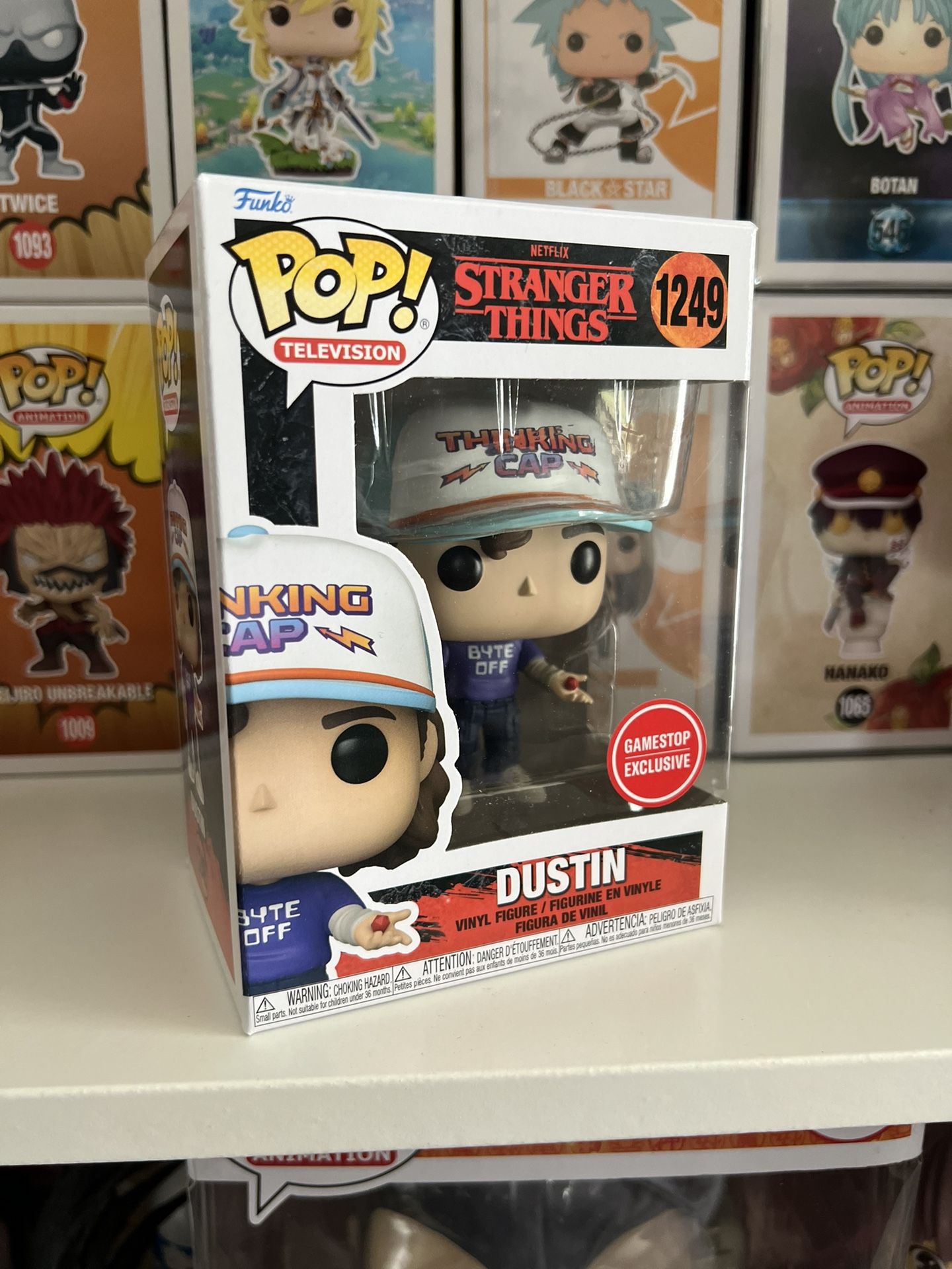 Stranger Things Dustin GameStop Exclusive Funko Pop