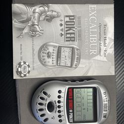 Excalibur World Series of Poker Texas Hold 'Em - Handheld Electronic Game Tested