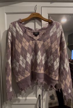 crop knitted sweater