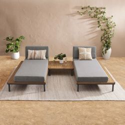 Andorra Square Modular Outdoor Coffee Table (30.5” W x 30.5” D x 10.25” H)