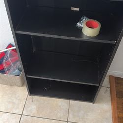 Wooden Black Shelf - $20 OBO