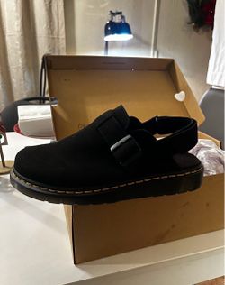 Dr. Martens Jorge lI BLACK suede (Size 11 men’s & size 12 women’s)