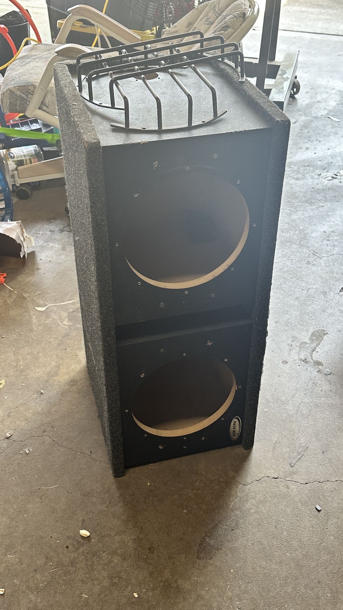 Subzero Subwoofer Box 2 10in Vented Enclosure