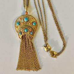 Vintage TRIFARI Tassel Necklace 