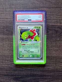 2005 Pokemon Ex Meganium Holo #106 Unseen Forces PSA 9 Mint