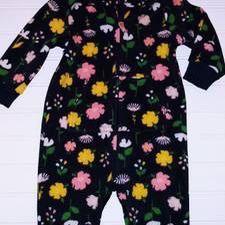 Carter's baby girls size 6M soft fleece winter one piece suit