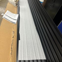 3D Fluted Sound Absorbing Acoustic Wood SLAT Wall Panels set of 2