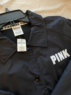 Pink Windbreaker Jacket 