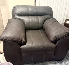 black couch set comfy overstuffed pillow style