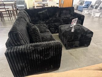 Black sofa