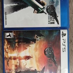 PS4 Final Fantasy 7 Remake And PS5 Final Fantasy Rebirth 