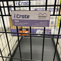 Dog crate by Midwest homes iCrate
