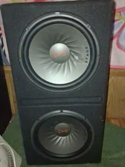 Jbl Stage 12s And Amp
