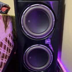 JL Audio W6 12’s Subwoofers