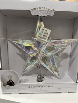 Star Light Up Tree Topper 
