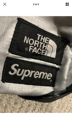 Supreme x The North Face Metallica silver fanny pack