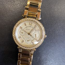 Gold Michael Kors Watch