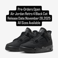 Air Jordan Retro 4 Black Cat