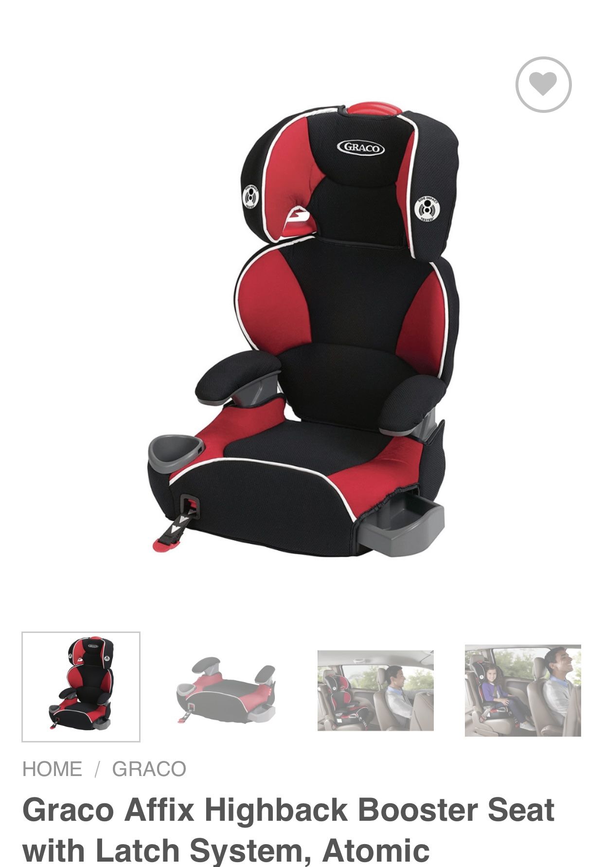 Graco AFFIX™ Highback Booster Seat with Latch System