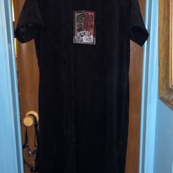 Black Maxi Dress And Jacket Size Large