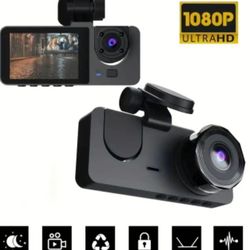 1080P CAR DUAL DASH CAM/ GREAT FOR RIDE SHARE DRIVERS 