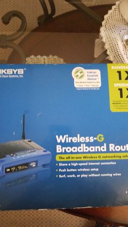 Linksys router