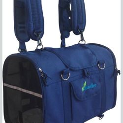 6-in-1 Sturdy Pet Carrier Backpack, Front Pack, Shoulder Bag, Bag Size Large