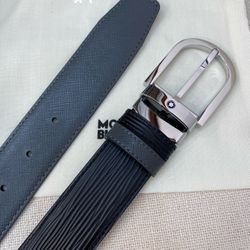 Montblanc Leather Belt With Box 