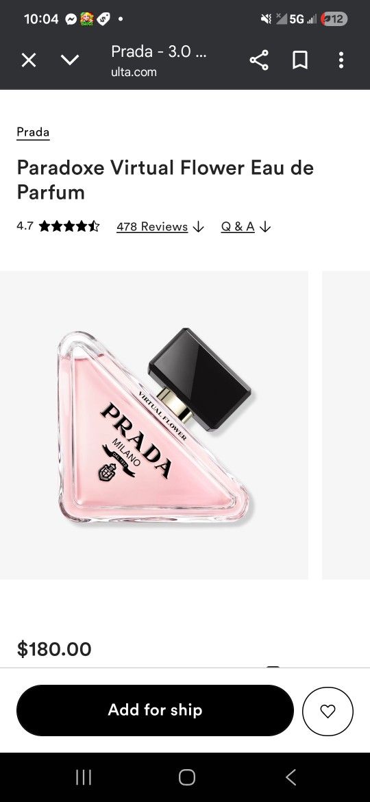 Prada Paradoxe Perfume