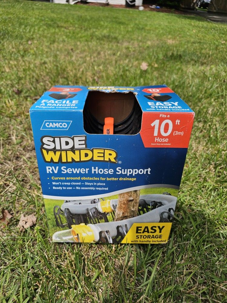 Side Winder - RV Sewer Hose Support
