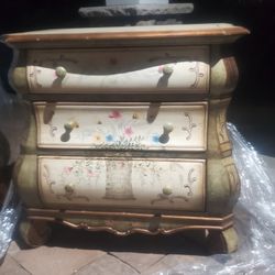 2 FRENCH COUNTRY NIGHT TABLES