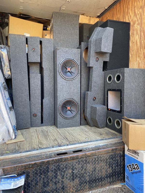 Full truck car system Speakers whole bunch of stuff for Sale in