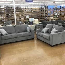 Altari Alloy Living Room Set /couch /Sofa and Loveseat 