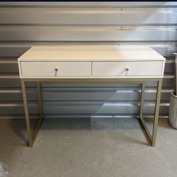 White And Gold desk 