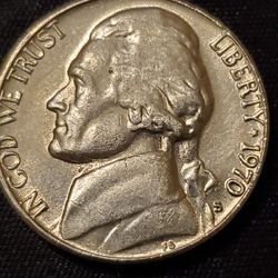 1970S Jefferson Proof Nickel Error 