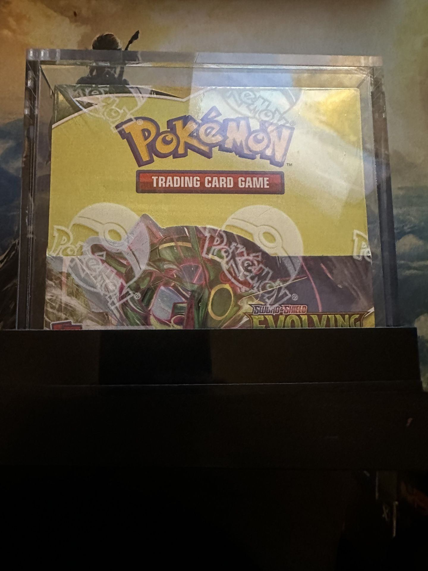 Evolving Skies Sealed Booster Box With Acrylic Case
