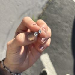 .925 Moissanite Earrings