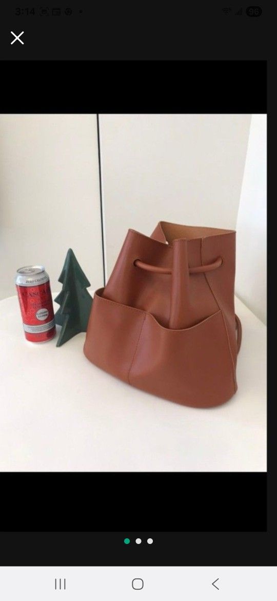 NEW Women Multiple Wear Style Buttery Soft Leather Luxury Suede Lining 2 Way Shoulder Bag Handbag Purse Backpack Madewell Style