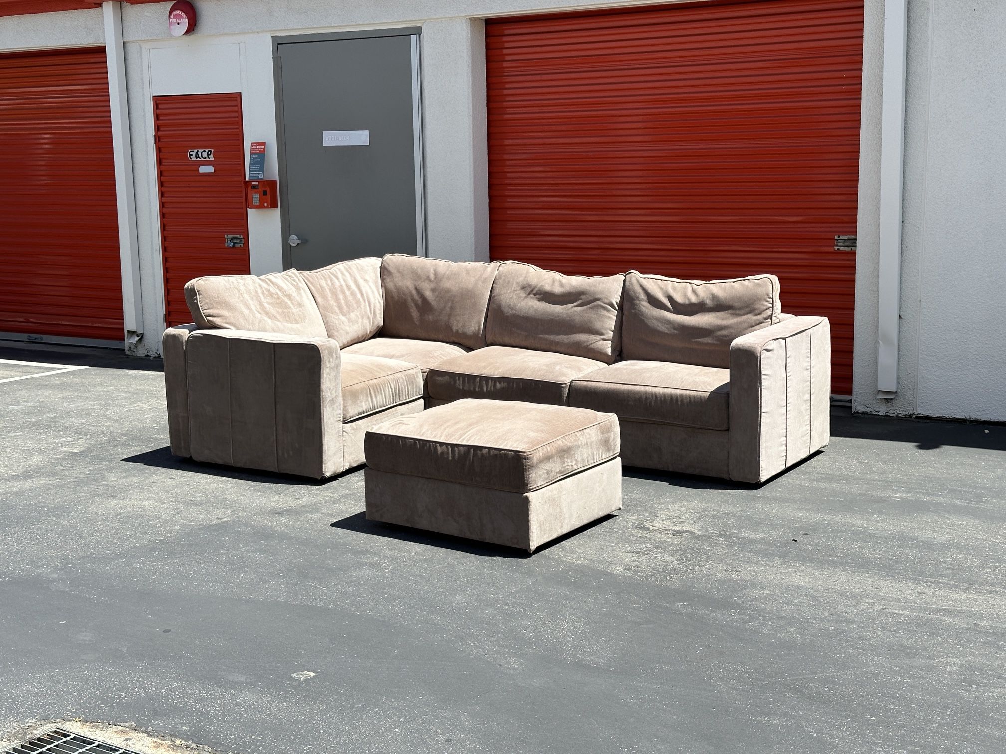 FREE DELIVERY- Modular 5-pc Sectional “Sactional”  Sofa Couch by LoveSac - Retail $8k